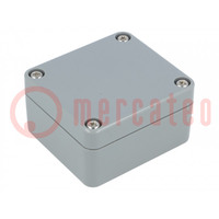 Enclosure: multipurpose; X: 58mm; Y: 64mm; Z: 35mm; ABS; dark grey