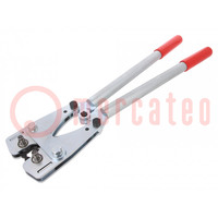 Tool: for crimping; ring tube terminal; 390x150x45mm