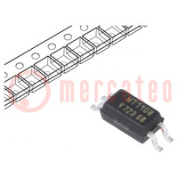 Optocoupler; SMD; Ch: 1; OUT: transistor; Uinsul: 3.75kV; Uce: 70V
