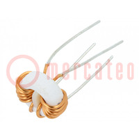 Inductor: wire; THT; 68uH; 3.5A; 5mΩ; 230VAC; 12x5mm; -20÷50%; 10kHz
