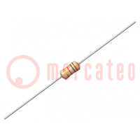 Inductor: axial; THT; 1mH; 130mA; 14Ω; ±5%