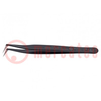 Tweezers; Blade tip shape: sharp; Tweezers len: 115mm; ESD