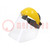 Face protection; 1mm; Cover material: polycarbonate