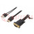 Cable; HDMI 1.4; PVC; 1m; black; 32AWG; Core: Cu,tinned