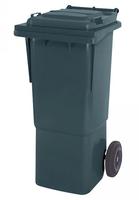 Kunststoff Müll-Großtonne in Grau, Füllmenge 60 Liter, -gewicht 25 kg | EA1751