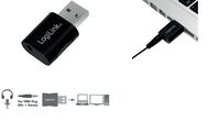 LogiLink USB 2.0 Audioadapter mit 3,5 mm TRRS Kupplung (11116432)