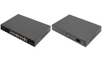 DIGITUS 16+2 Port GE + 2 GE SFP Uplink PoE Switch (11008148)