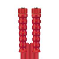 Hochdruckschlauch 2SC Rot, 20 Meter, DN 10, beidseitig M22 Handverschraubung, ma