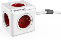 Microconnect GRUCUBE2-3 surge protector Red 3 AC outlet(s) 3 m