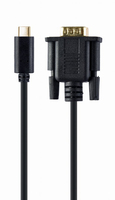 Gembird A-CM-VGAM-01 USB graphics adapter 1920 x 1080 pixels Black