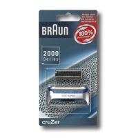 Braun CruZer (2000 series) Kombipack, silber