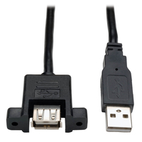 Tripp Lite U024-06N-PM kabel USB 0,15 m USB 2.0 USB A Czarny