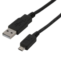 MCL MC922AHB-1M cable USB USB 2.0 USB A Micro-USB B Negro