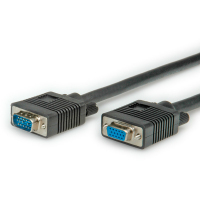 ROLINE HQ VGA kabel HD15 M/F 6,0m