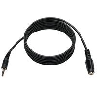 Tripp Lite P318-006-MF Cable de Extensión para Diadema TRRS de Audio de 4 Posiciones Mini Estéreo de 3.5 mm (M/H), 1.83 m [6 pies]