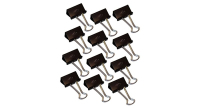 Wedo 64 21432 reliure 12 pièce(s) Métal, Nickel