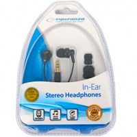 Esperanza EH124 auricular y casco Auriculares Alámbrico Dentro de oído Música Negro