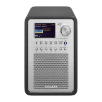 Sangean WFR-70 Radio Internet Grau, Silber