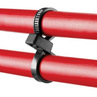 Panduit PLB5EH-C0 Kabelbinder Kabelbinder mit Klettverschluss Nylon Schwarz