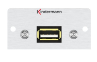 Kindermann 7444000822 Steckdose USB Aluminium