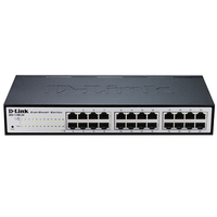 D-Link DGS-1100-24V2 Managed L2 Gigabit Ethernet (10/100/1000) 1U Zwart, Grijs