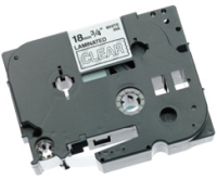 Brother Gloss Laminated Labelling Tape - 18mm, White/Clear taśmy do etykietowania TZ