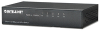 Intellinet 5-Port Fast Ethernet Office Switch, Metall, Desktop, IEEE 802.3az (Energy Efficient Ethernet)