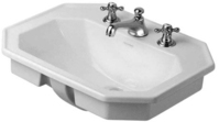 Duravit 0476580000 Waschbecken für Badezimmer Keramik Aufsatzwanne