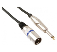 EXC 160618 audio kabel 6 m XLR 6.35mm Zwart