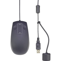 Renkforce IP68 USB Maus souris Ambidextre USB Type-A + PS/2 Laser 1000 DPI