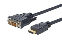 Vivolink PROHDMIDVI3 câble vidéo et adaptateur 3 m HDMI DVI-D Noir