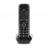 Gigaset E720HX Téléphone analog/dect Identification de l'appelant Noir