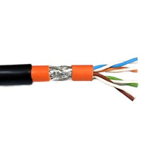 M-Cab 3999 kabel sieciowy Czarny 100 m Cat7 S/FTP (S-STP)