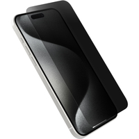 OtterBox Premium Pro Glass Privacy Guard for iPhone 15 Pro Max, Privacy Guard + Antimicrobial