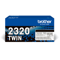 Brother TN-2320TWIN cartucho de tóner 1 pieza(s) Original Negro