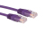 Cables Direct 0.25m Cat5e networking cable Violet U/UTP (UTP)