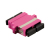 LogiLink SC/SC glasvezeladapter SC/SC 1 stuk(s) Roze