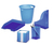 Durable 1701673540 bandeja de escritorio/organizador Azul, Transparente