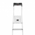 Hailo 8160-707 ladder Folding ladder Aluminium, Black