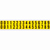 Brady 3420 0-9 self-adhesive label Rectangle Permanent Black, Yellow 800 pc(s)