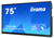 iiyama TE7504MIS-B2AG beeldkrant Interactief flatscreen 190,5 cm (75") IPS Wifi 350 cd/m² 4K Ultra HD Zwart Touchscreen Type processor Android