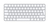 Apple Magic keyboard USB + Bluetooth Turkish Aluminium, White