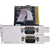 StarTech.com Carte Adaptateur PCI 2 Ports Série RS232 - Carte d'Extension PCI Contrôleur Port Série - Carte PCI vers Double DB9 Série - Équerre Standard (Installée) & Low Profil...