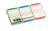 Post-It Tabs, 1 inch Lined, Green, Blue, Red, 22/Color, 66 Tabs/Dispenser zelfklevende tab