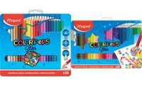 Maped Crayon de couleur COLOR'PEPS, étui métal de 48 (82832059)