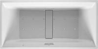 Duravit Rechteck-Whirlwanne 2ND FLOOR 320 l 200x100 we 2 RS Combi-Syst P 760161000CP1000