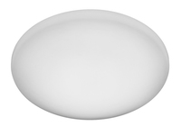 Vielseitige flache LED Wandlampe / Deckenleuchte SILMA rund Ø28cm Weiß IP44
