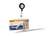 Durable DUO 2 Card Security Pass ID Holders with Badge Reel | 10 Pack | Clear