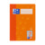 Oxford A5 Schulheft, Lineatur 7 (kariert 7 mm),16 Blatt, Optik Paper® , geheftet, orange