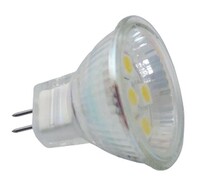 LED-SMD-Spot MR11 35x35mm GU4 12-14V3000K 125° 30131